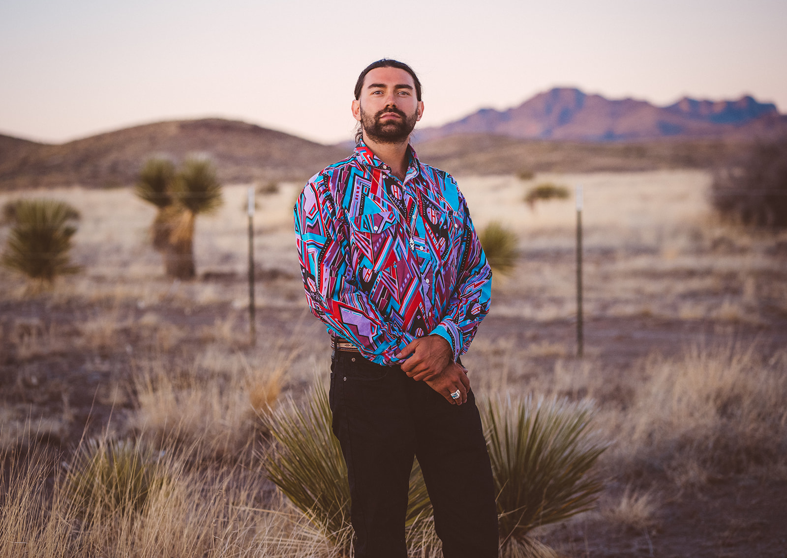Duane standing in the desert